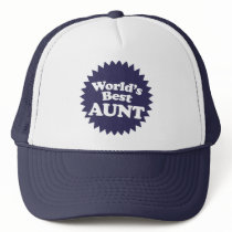 World's Best Aunt Mesh Hats