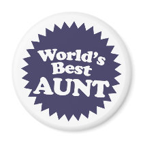 World's Best Aunt Fridge Magnet
