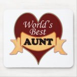 World's Best Aunt Mouse Pad