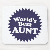 World's Best Aunt Mouse Pad