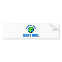 World's Best Baby Girl bumper stickers