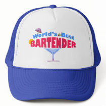 World's Best Bartender Trucker Hat