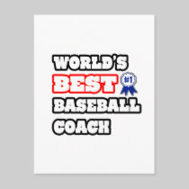 World's Best Baseball Coach