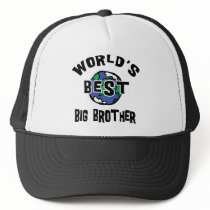 World's Best Big Brother Trucker Hats