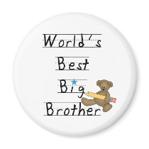 World's Best Big Brother Fridge Magnets