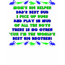 World's Best Big Brother t-shirts