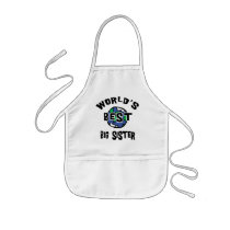 World's Best Big Sister aprons
