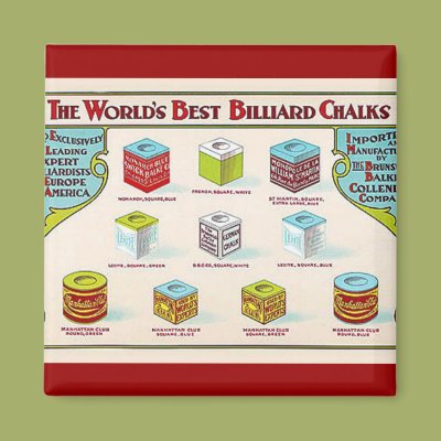 World's Best Billiard Chalks Refrigerator Magnets Zazzle_magnet