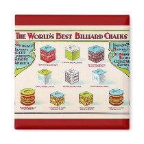 World's Best Billiard Chalks magnets