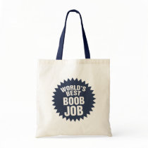 World's Best Boob Job Canvas Bag