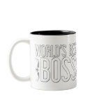 "World's Best BOSS" Customized mugs