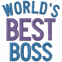 World's Best Boss Embroidered Polo Shirt embroidered shirts