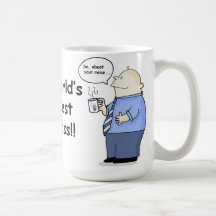 World's Best Boss funny mug