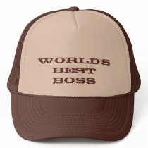 Worlds Best Boss hats
