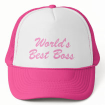 Worlds Best Boss hats