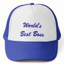 Worlds Best Boss hats