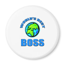 World's Best Boss magnets by familytshirts World's Best Boss magnets