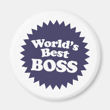 World's Best Boss Magnet