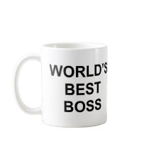 World's Best Boss mugs