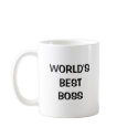 World's Best Boss mugs