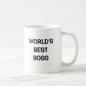 World's Best Boss mugs by intlgrabbag World's Best Boss mugs