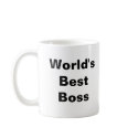 World's Best Boss Mug by ruderetro World's Best Boss Mug