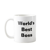World's Best Boss Mug