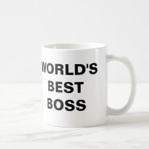 World's best boss mug