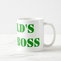 WORLD'S BEST BOSS MUGS