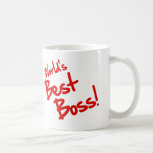 World's Best Boss Mugs