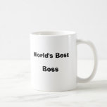 World's Best Boss Mugs