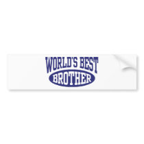 World's Best Brother Bumper Sticker