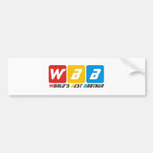 World's Best Brother Bumper Sticker