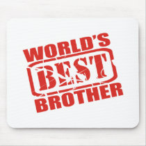 World's Best Brother Mouse Pads