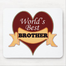 World's Best Brother Mousepads