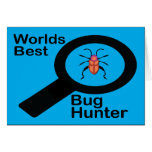 Worlds Best Bug Hunter Card