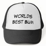 Worlds Best Bum hats