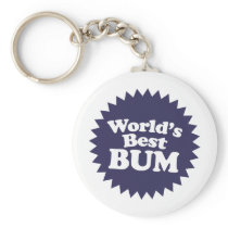 World's Best Bum Keychain