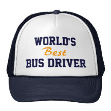 World's best bus driver cap hat
