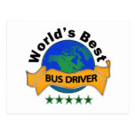 World's Best Bus Driver Postcard