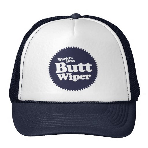 World's Best Butt Wiper Nurse CNA RNA Mesh Hats