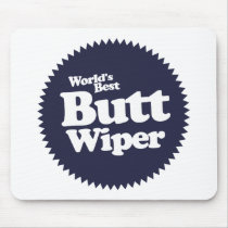 World's Best Butt Wiper Nurse CNA RNA Mousepads