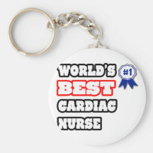 World's Best Cardiac Nurse Key Chain