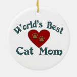 World's Best Cat Mom Ornament