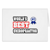 World's Best Chiropractor cards