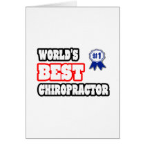 World's Best Chiropractor cards