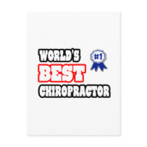 World's Best Chiropractor postcards