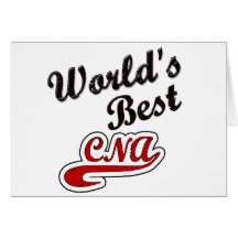 World's Best CNA Greeting Cards