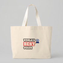 World's Best Coach Tote Bag