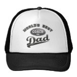 World's Best Coach & Dad Hats